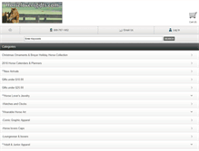 Tablet Screenshot of horseloversgifts.com